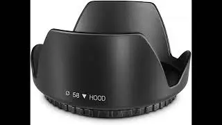 Hanumex&reg; 58MM Reversible Flower Lens Hood for CANON REBEL (T5i T4i T3i T3 T2i T1i XT XTi XSi SL1),
