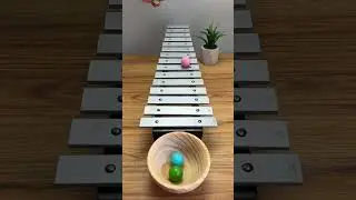 🎶🥎💚 Dual Bead Drop #satisfyingsounds