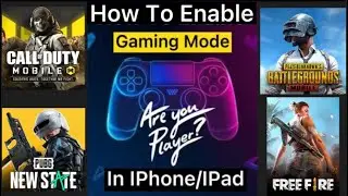 How To Enable Gaming Mode In IPhone/IPad | Stop Notifications,Calls,Speed Up Gaming Performance