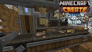 Kinetic Mechanism Automation at Last! - Minecraft Create; Above and Beyond Part 16