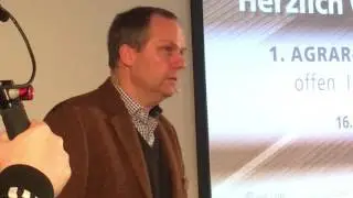 Werner Schwarz auf dem 1. Agrar-Blogger-Camp in M&uuml;nster