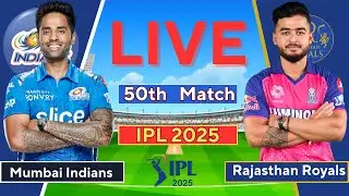 MI vs RR 50th Match | IPL 2025 | MI vs RR  live |  IPL 2025  live |  aaj ka match live | #ipl