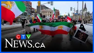 Iran protests: Ottawa rally calls for regime change
