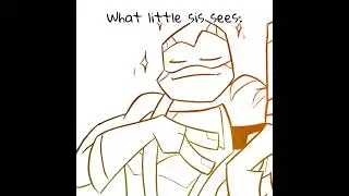 Как семья видит Лео | ROTTMNT ANIMATIC