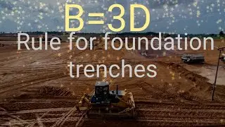 How to determine width of foundation Trenches