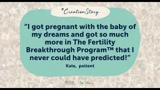 Fertility Breakthrough Programᵀᴹ Patient Creation Stories - Kate and Simon's Journey