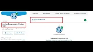 Service Setup Assistant: Quick Look | Salesforce Trailhead