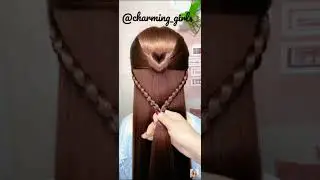 Easy hairstyles for long hair|| #shorts #charminggirls