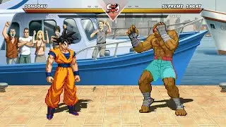 GOKU vs SUPREME SAGAT - High Level Insane Fight!