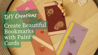 Easy DIY Bookmarks: Create Beautiful Designs with Paint Cards