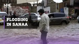 Intense rainfall in Yemen's capital Sanaa causes flooding