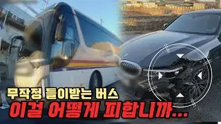 무작정 들이받는 버스, 과실은 50:50?