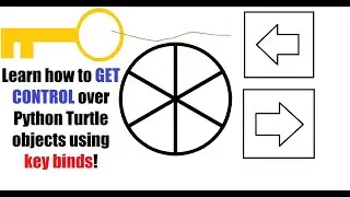 Key-gally Binding A-wheel-ment - Code key binds with Python Turtle (Python Fun With Shapes S2 E15)
