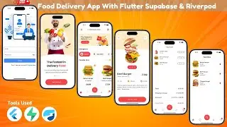 Food Delivery App Flutter | Supabase | Riverpod