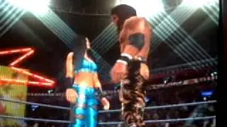 melina and john morrison kiss svr 2011