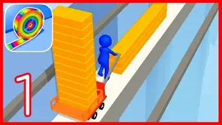 Brick Builder - Gameplay Part 1 - All Levels 1-15 (Android,iOS)
