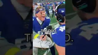 Jaxson Dart and Cam Skattebo are the duo we never knew we needed 🔥 (via nygiants/TT)