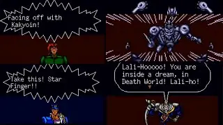 Jojo's Bizarre Adventure RPG (1993) Battle Compilation 1
