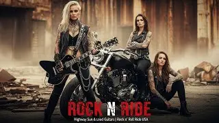 Best Music Rock n Roll Ride 🔥 Highway Sun & Loud Guitars | Rock n&rsquo; Roll Ride USA