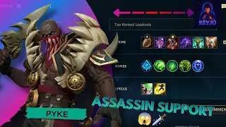 ASSASSIN SUPPORT PYKE 😱🗡️ | R&Egrave;YJ&Uacute; Wildrift Full Gameplay!