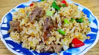 CARA MEMBUAT NASI GORENG DAGING SAPI ALA TAIWAN