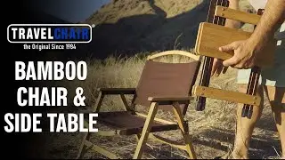 TravelChair Bamboo Chair & Side Table