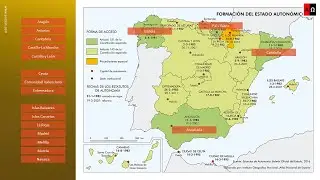 Ordenación territorial de España durante la etapa democrática