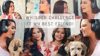 MEET MY BEST FRIEND! WHISPER CHALLENGE! || SMJP MAKEUP