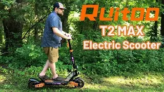 Ruitoo T2 Max 1000W Electric Scooter | Speed, Suspension & Portability