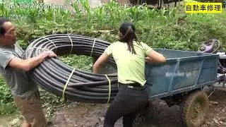 Talented 18-Year-Old Girl Restores Rusty, Badly Damaged Tractor Abandoned in Forest After 20 Years