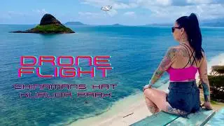 Hawaii Kualoa Beach Jurassic Regional Park Drone Flight Aussie Couple Oahu DJI Mini 2