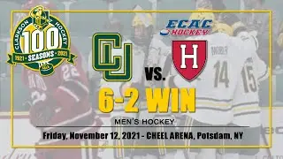 CLARKSON MEN'S HOCKEY - Golden Knights 6 - Harvard 2, Nov. 12, 2021