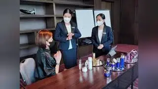 Luxury Retail Etiquette Training for La Prairie Thailand.