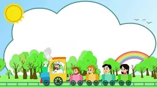Fun Train Song for Kids! |Choo Choo Train Adventure with Singing Girl | Learning and Fun with Trains