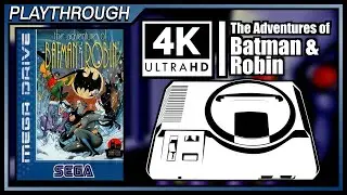 The Adventures of Batman & Robin (1995) - Wranker 4K Megadrive Real Hardware Playthrough