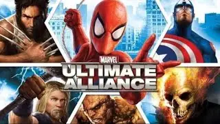 Marvel ultimate alliance |PS2 GAMEPLAY|￼ geez the graphics are old ￼