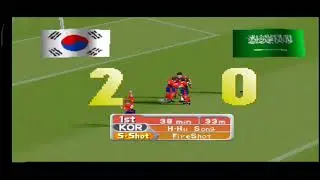 Super shot soccer Ps1 (korea vs Arab Saudi) #nostalgiaplaystation #anak90an 