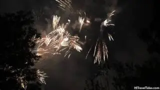 International  Donaufest Festival Fireworks In Ulm