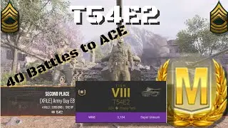 T54E2 Ace Tanker Battle, World of Tanks Console.