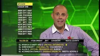 BBC Final Score - Saturday 27th October 2012