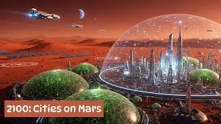 Города Марса 2100: как человечество будет жить, работать и выживать на Красной планете
