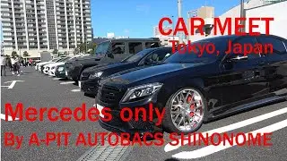 Mercedes Benz only!  Car Meet in JAPAN