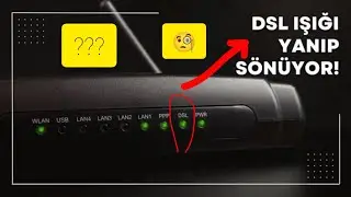 🛜MODEMDE ADSL (DSL) IŞIĞININ YANIP S&Ouml;NMESİ NE ANLAMA GELİR 💡&Ccedil;&Ouml;Z&Uuml;M&Uuml; NEDİR🔧#modem #dsl #adsl #internet