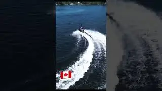 🇨🇦DJI FPV + JET SKI  🇨🇦 #adventure #dji #drone #fpv #fpvdrone #travel #fast #Canada #fun #jetski