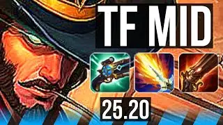TWISTED FATE vs MEL (MID) | KR Master | 25.20
