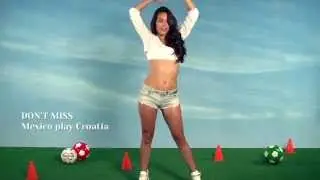 Raquel Pomplun - Hornitos World Cup 2014 - Mexico vs Croatia