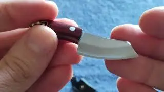 Mini Fixed Blade Knife - Unboxing & Paper Cut