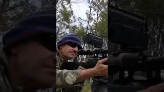 308 calibre Rifle... Sighting in the Night vision camera scope ... watch out for scope bite lol 😆 👍