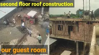 Our guest room second floor roof construction going on ||#construction