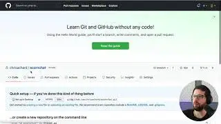 Build a SaaS [6] - Uploading an existing project to a new git repository on GitHub